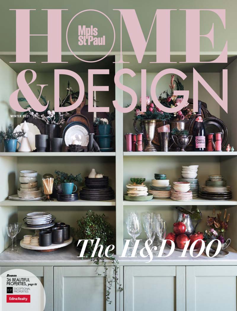 Magazine cover for Minneapolis St. Paul December 2021 Home & Design Issue